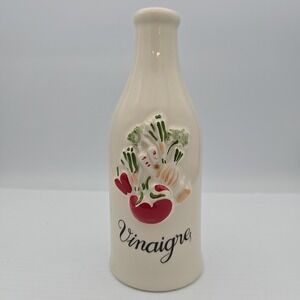 REVOL France Vinegar Cruet Bottle Vinaigre Dispenser Bottle White‎